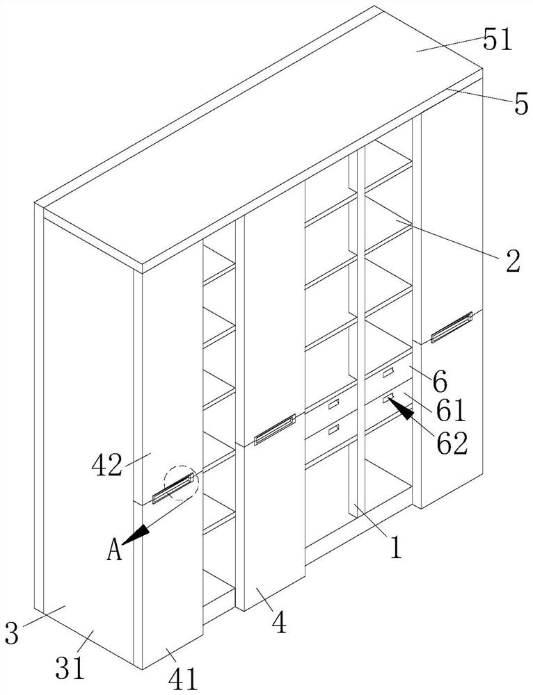 Decorative cabinet convenient to install