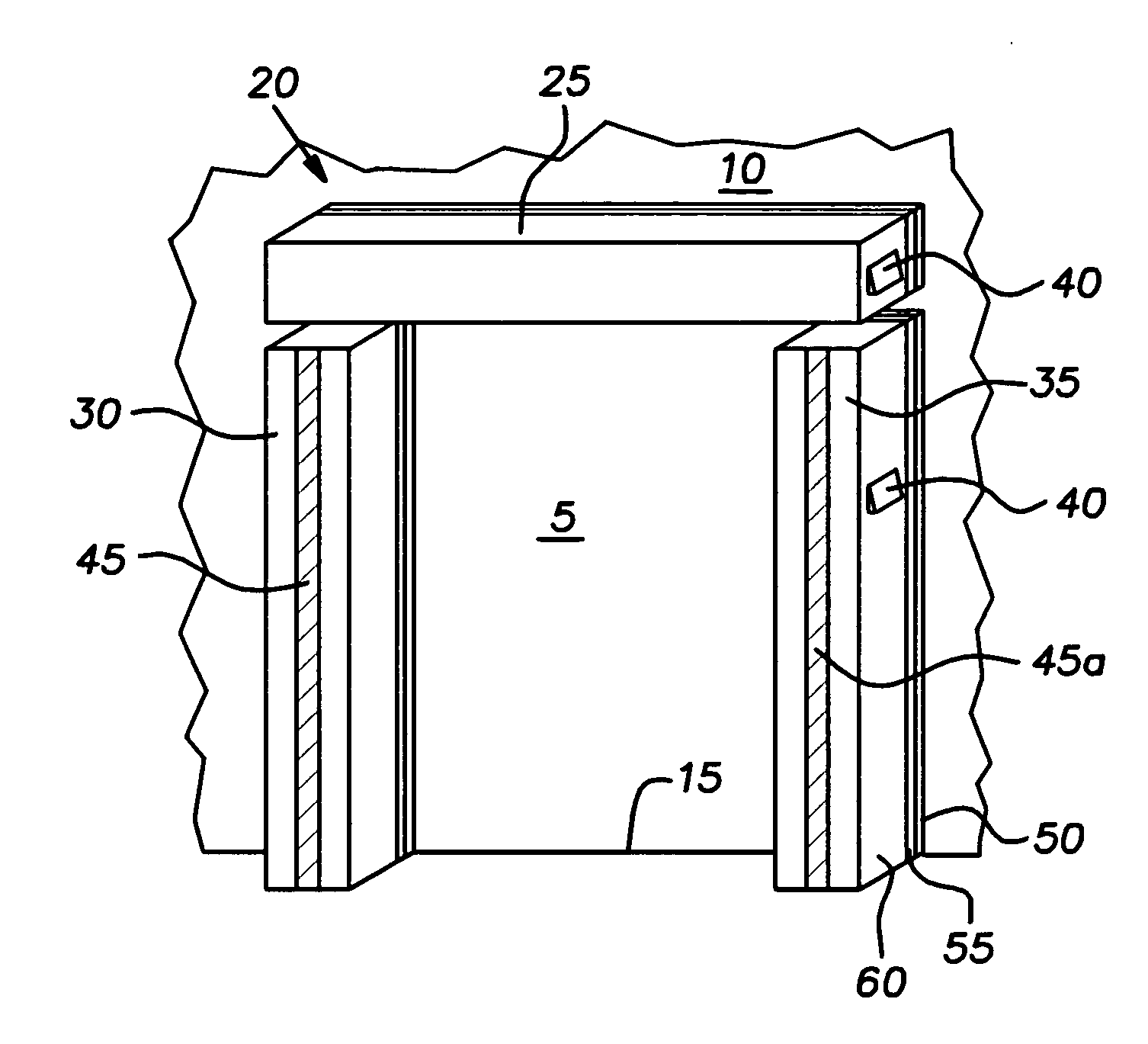 Loading dock door seal