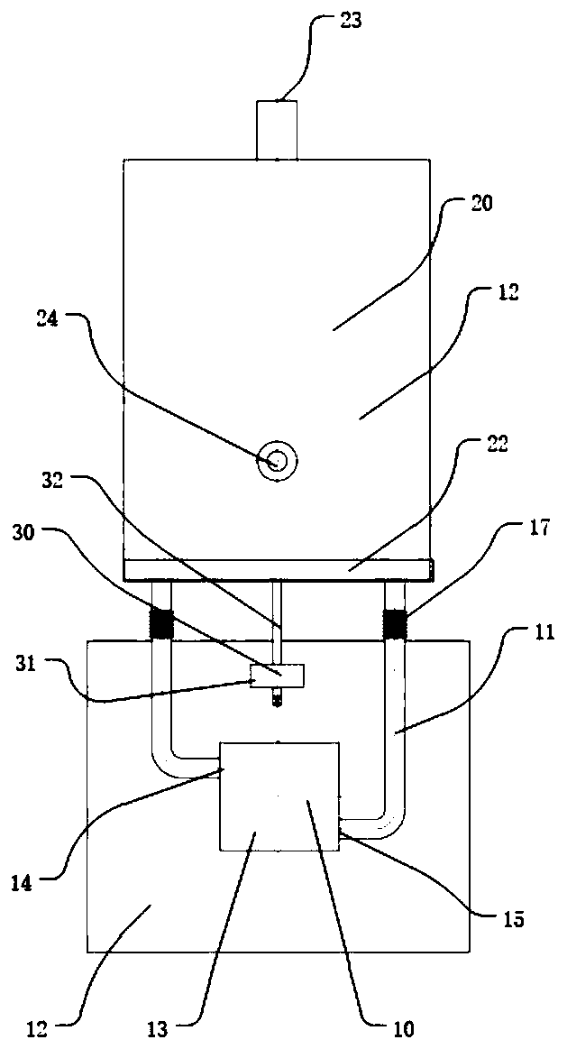 A high-magnification concentrated photovoltaic thermal control device