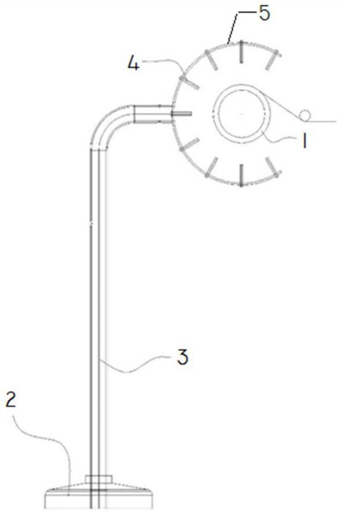 A dynamic monitoring method and device for inner diameter shrinkage of wound metal liner