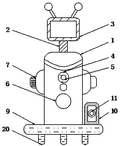 Multifunctional nursing robot