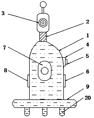 Multifunctional nursing robot