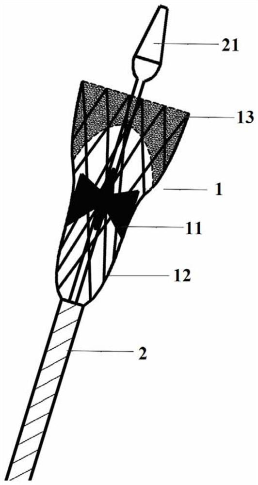 Self-expanding interventional valve and method of use