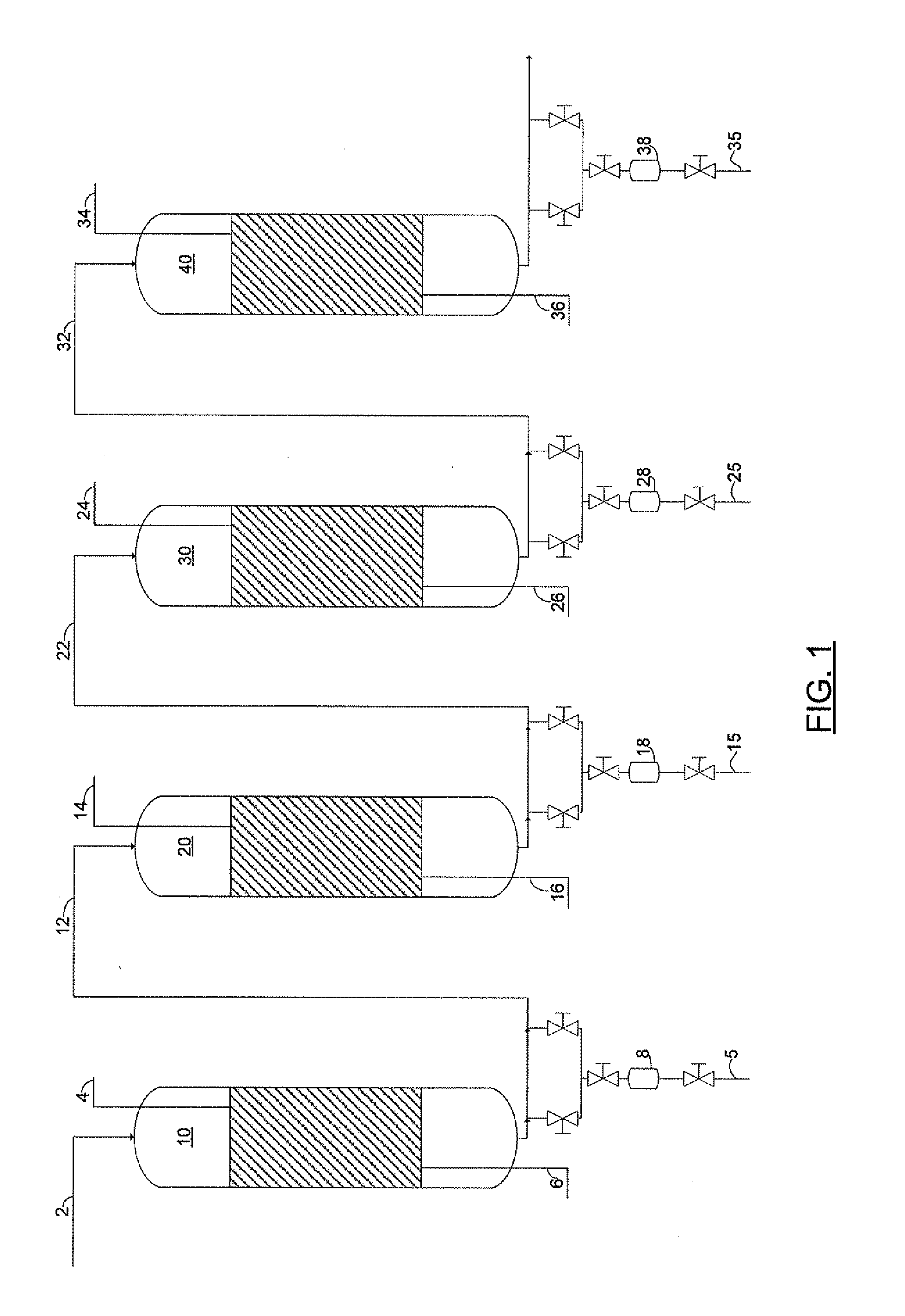 Prerefining Process for the Hydrodesulfurization of Heavy Sour Crude Oils to Produce Sweeter Lighter Crudes Using Moving Catalyst System