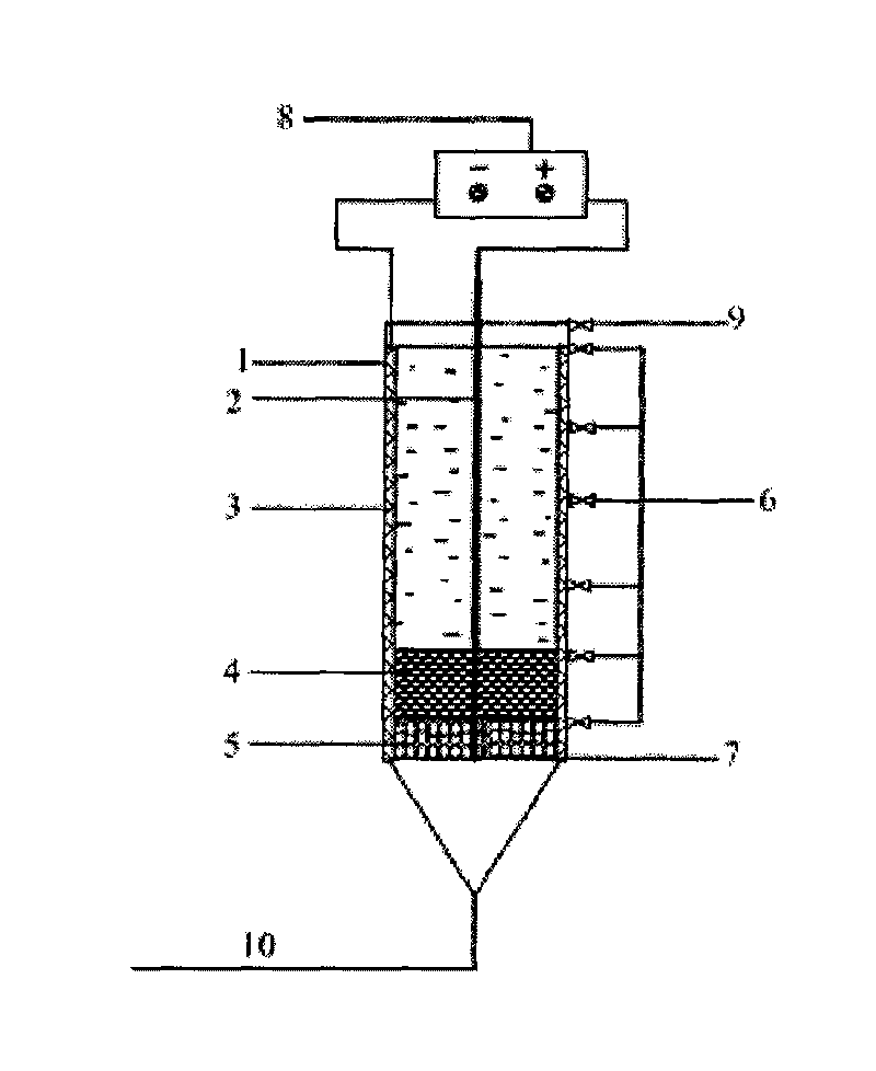 Solidoid heterotrophy and electrochemical autotrophy integrated denitrification reactor for removing nitrate out of water