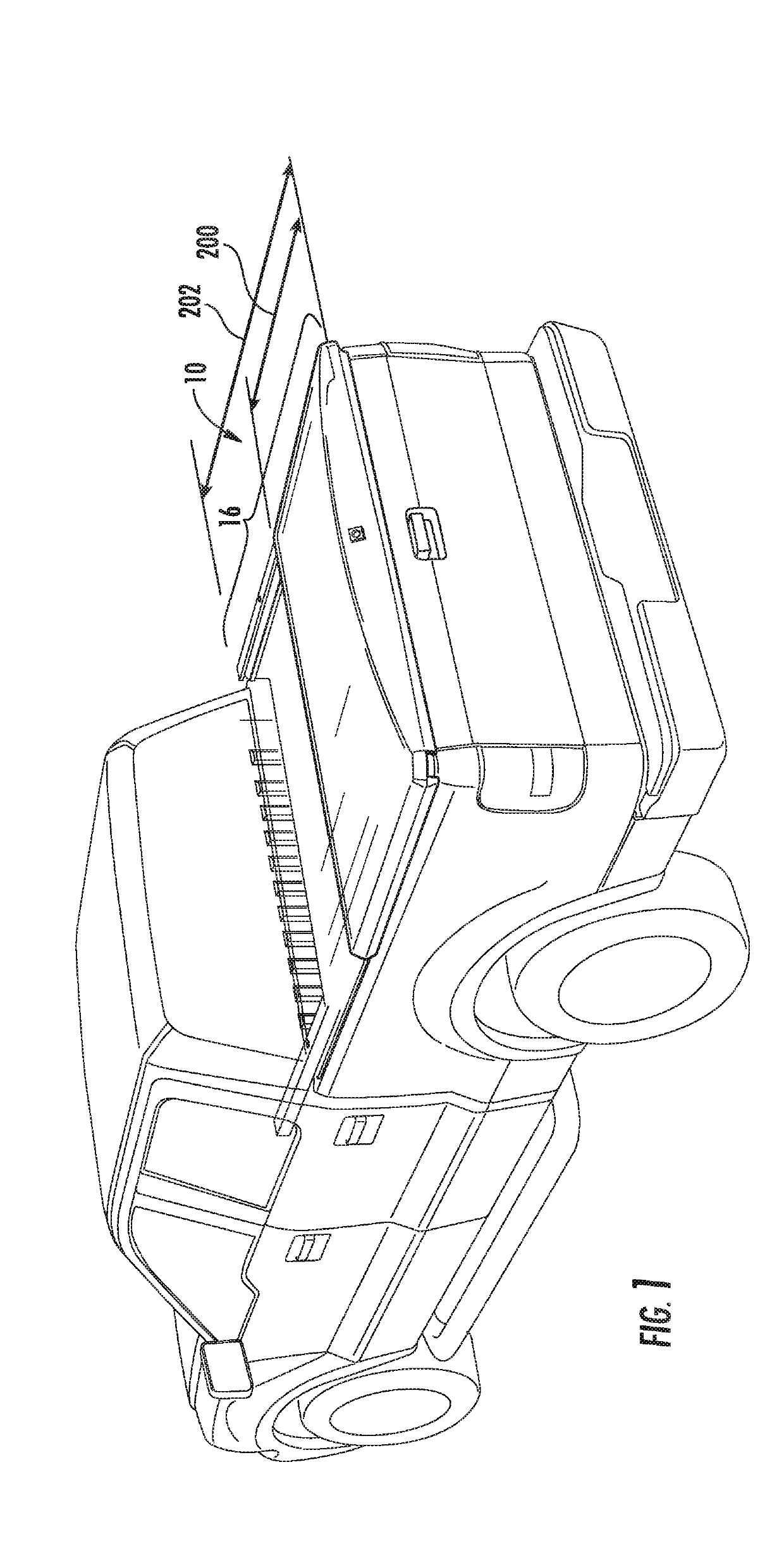 Collapsible folding truck trunk