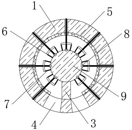 Bridge deck crack high-strength repairing method