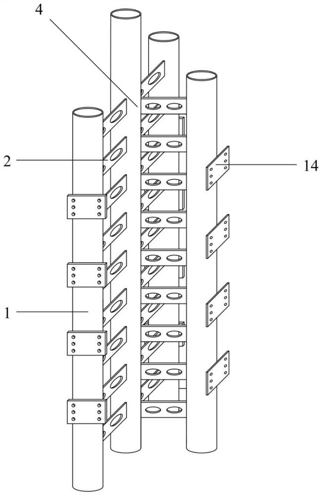 Frame system with prefabricated concrete-filled steel tube composite special-shaped columns and energy-dissipating steel plate walls