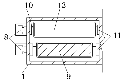 Compression device capable of conveniently collecting industrial waste