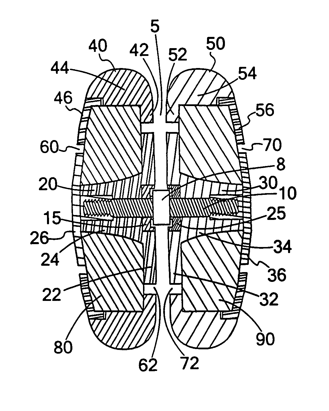 Yo-yo with shock suppression system