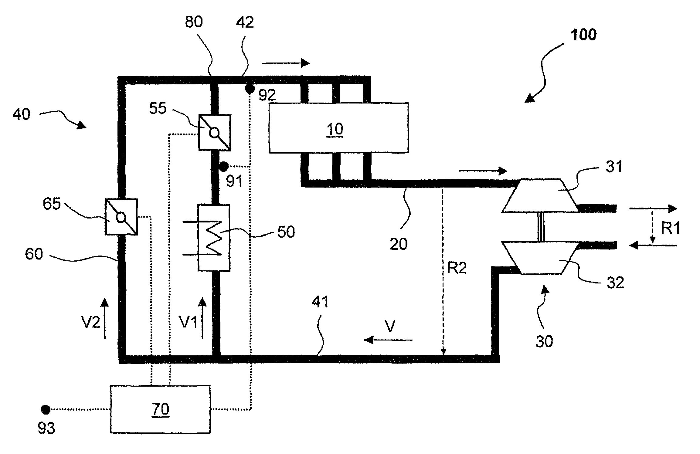 Combustion engine and method for operating a combustion engine with discharge of condensation water from the induction tract