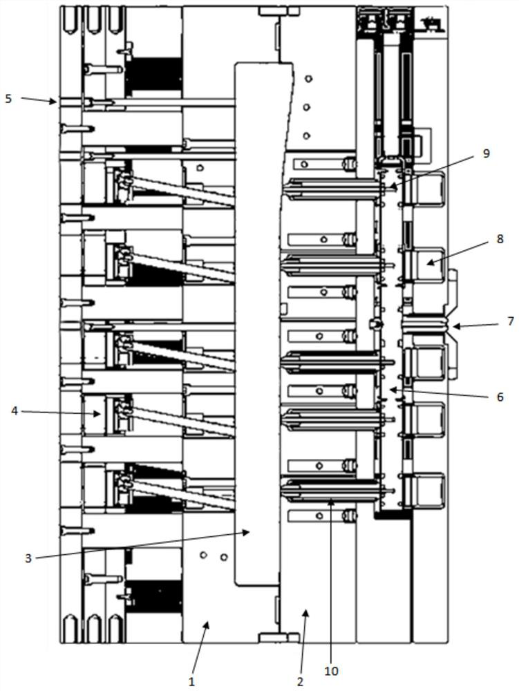 Secondary ejection type injection mold and injection molding method thereof