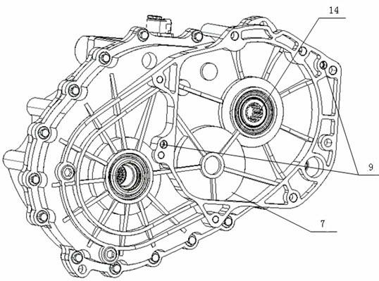 A pure electric vehicle drive motor