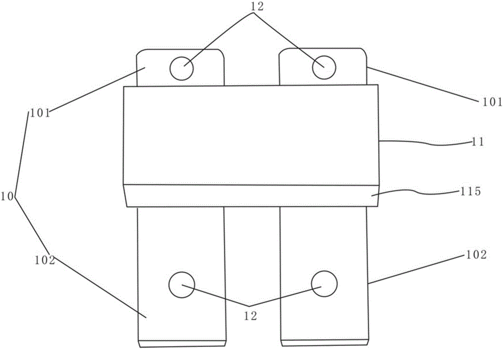 Connector structure used in highly integrated flip-chip cob light sources