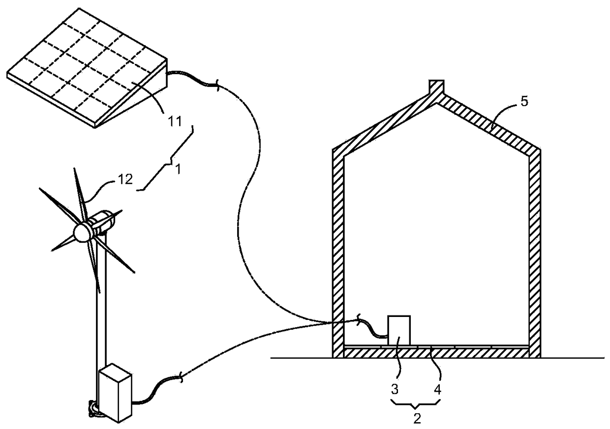 Intelligent power storage system and its battery matrix management method