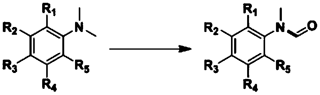 Method for synthesizing N-aryl formamide compound