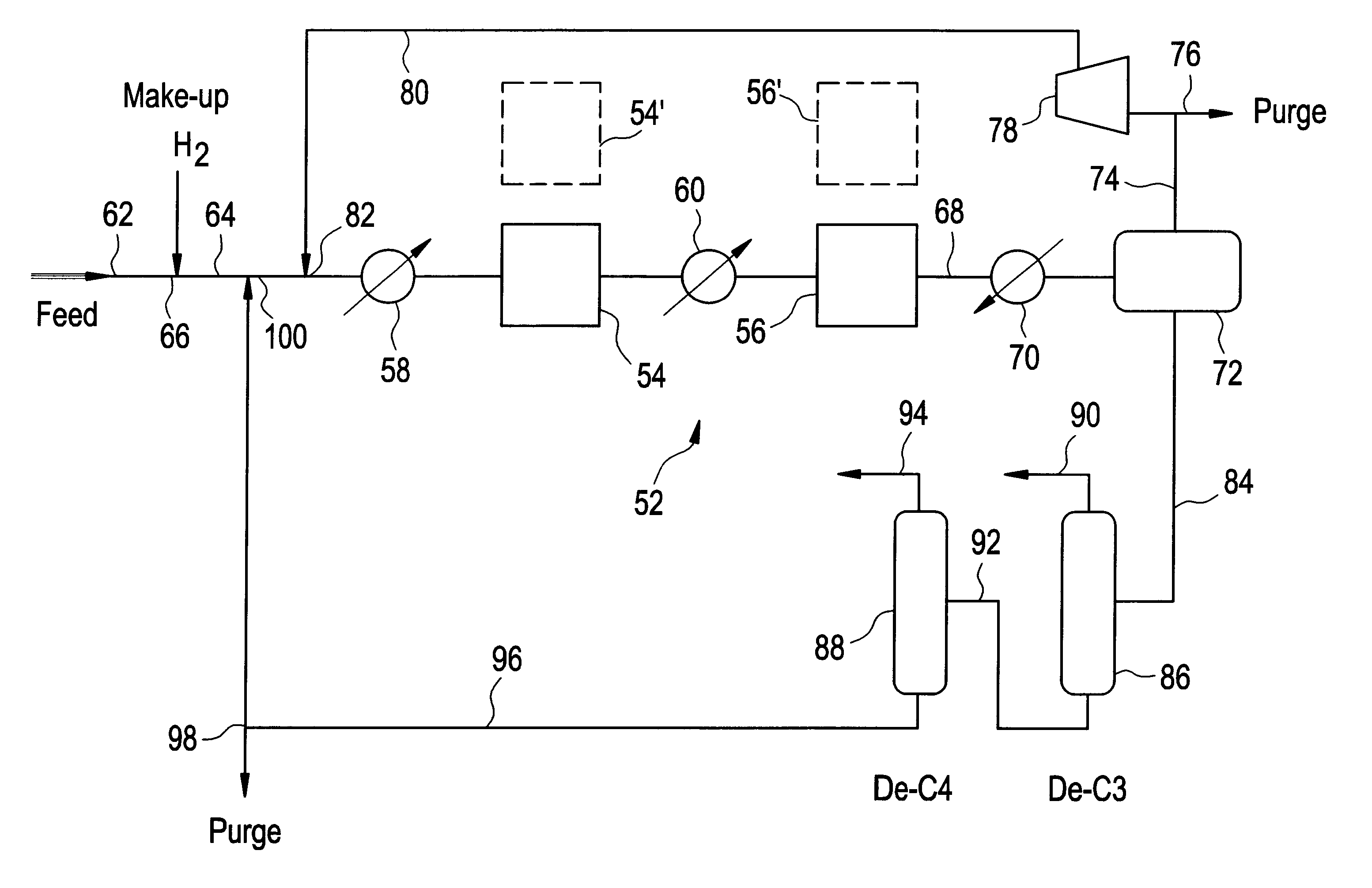 Production of olefins