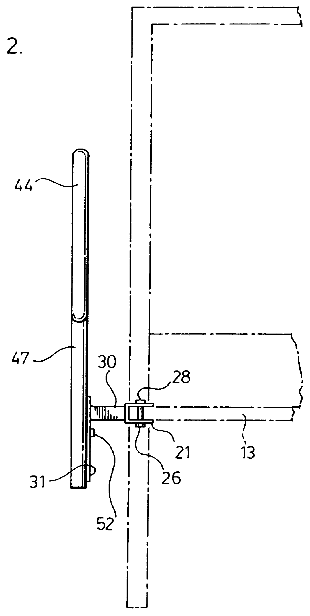 Dual-position assist and guard rail for beds