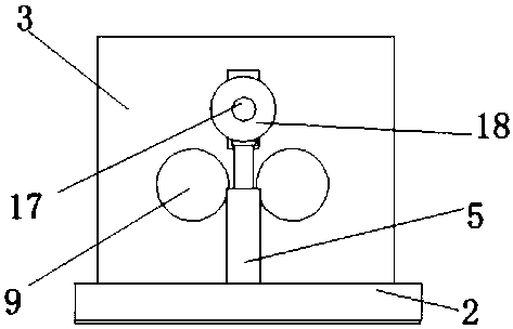 Veneer reeling machine with auxiliary supporting device