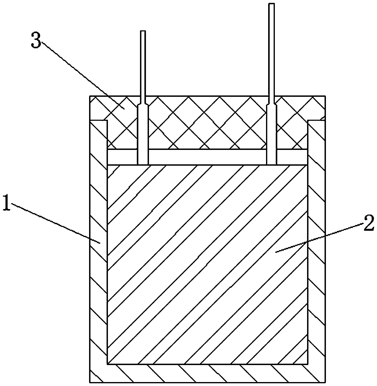 Preparation method of novel gel electrolyte and aluminum electrolytic capacitor