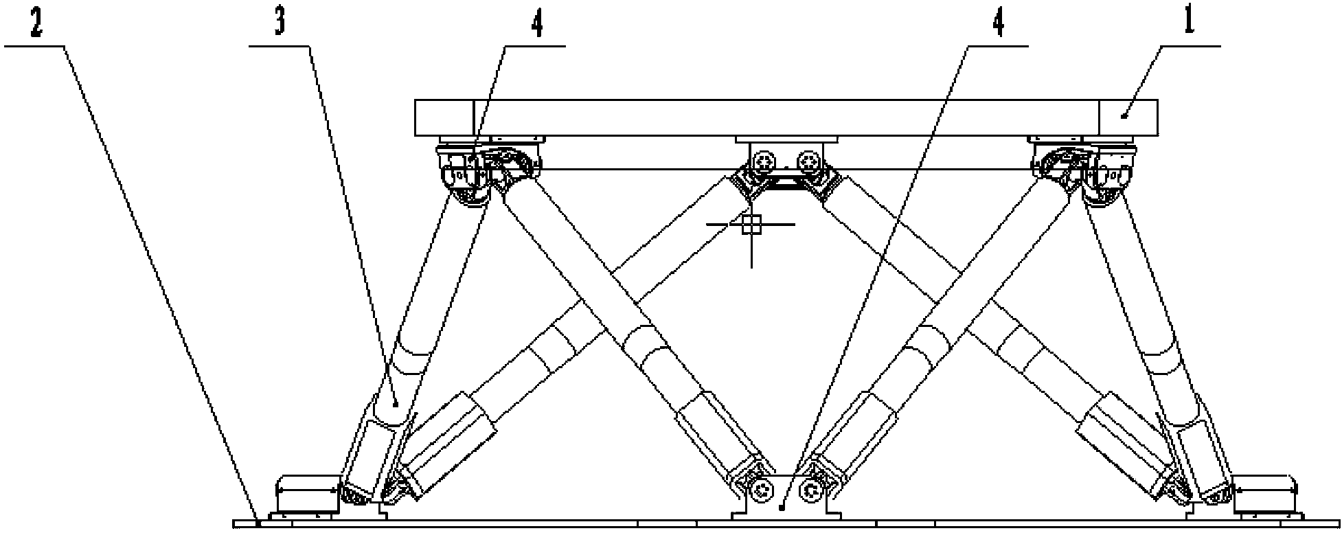 Six-degree of freedom motion platform