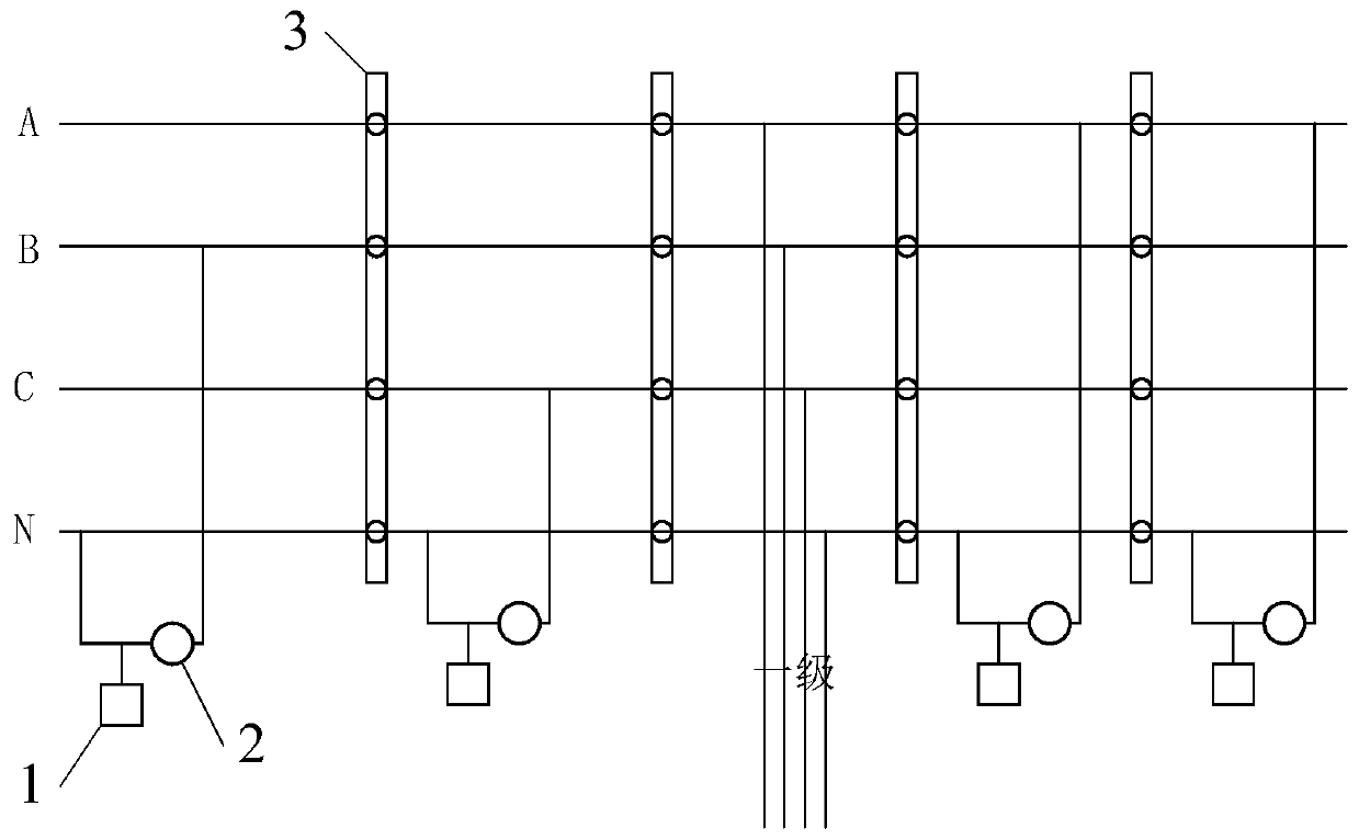 Search training platform and method for simulating low-voltage leakage fault of power distribution system