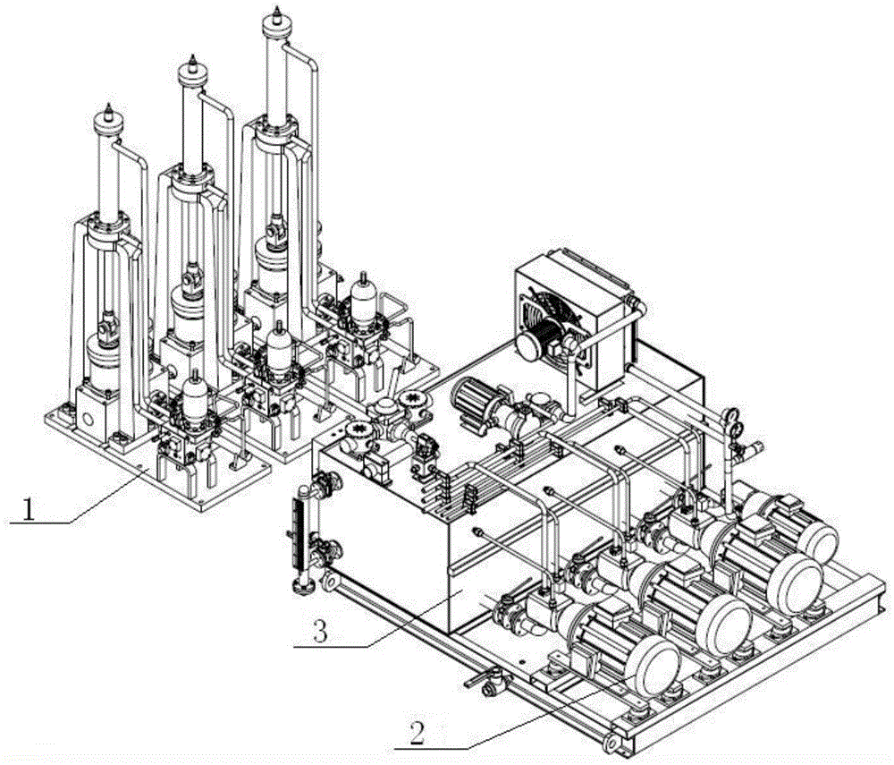 Hydraulic thrust sludge high-pressure plunger pump