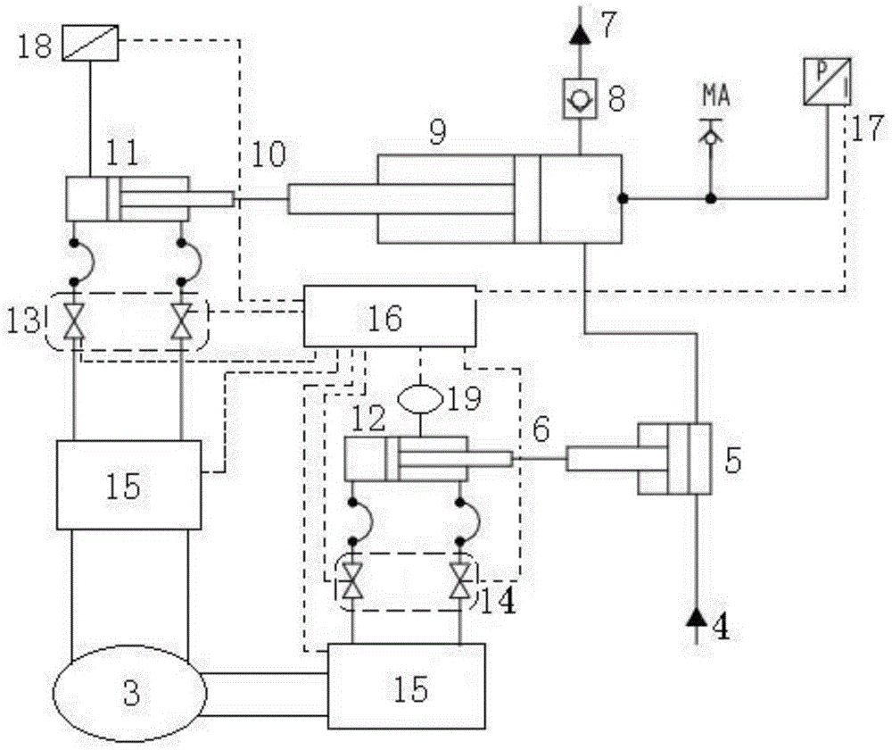 Hydraulic thrust sludge high-pressure plunger pump