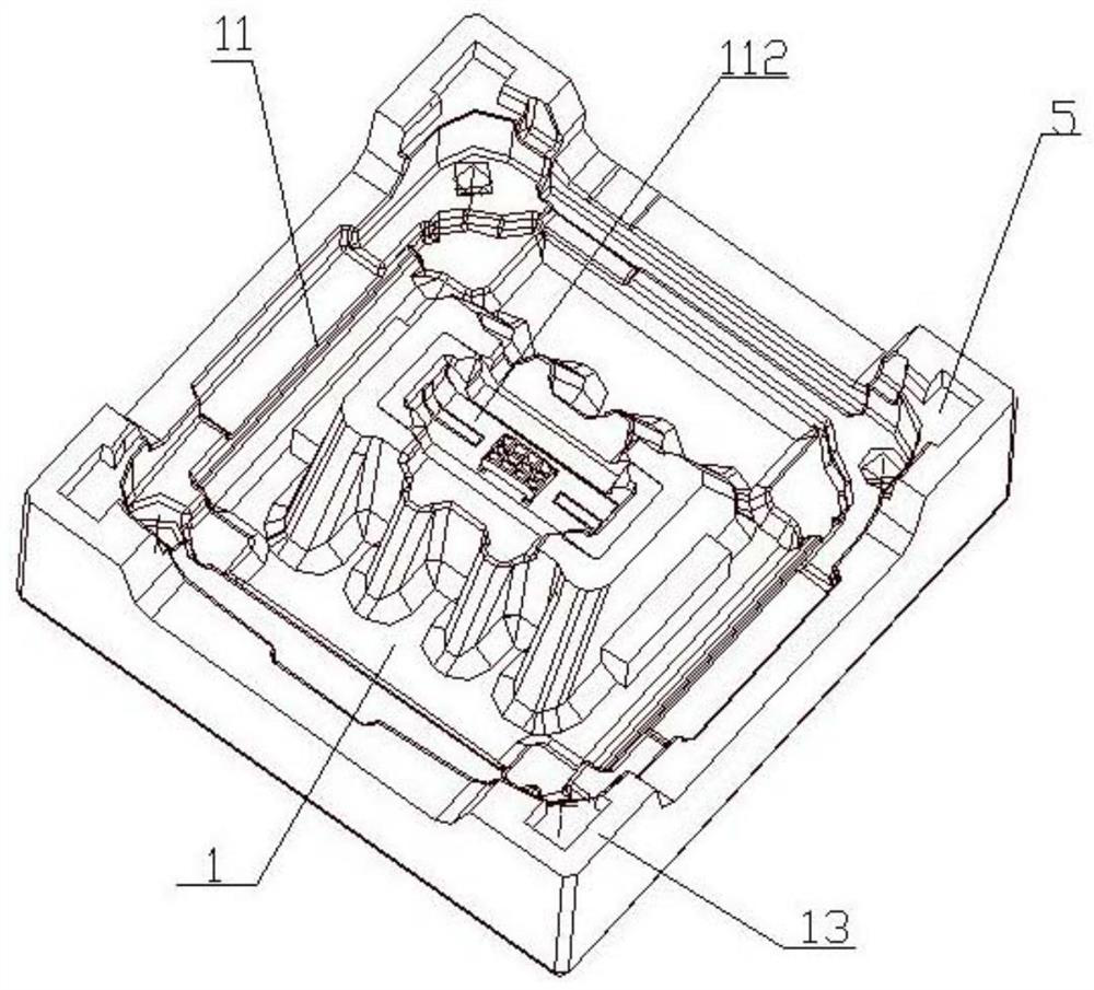 Packaging structure of washing machine