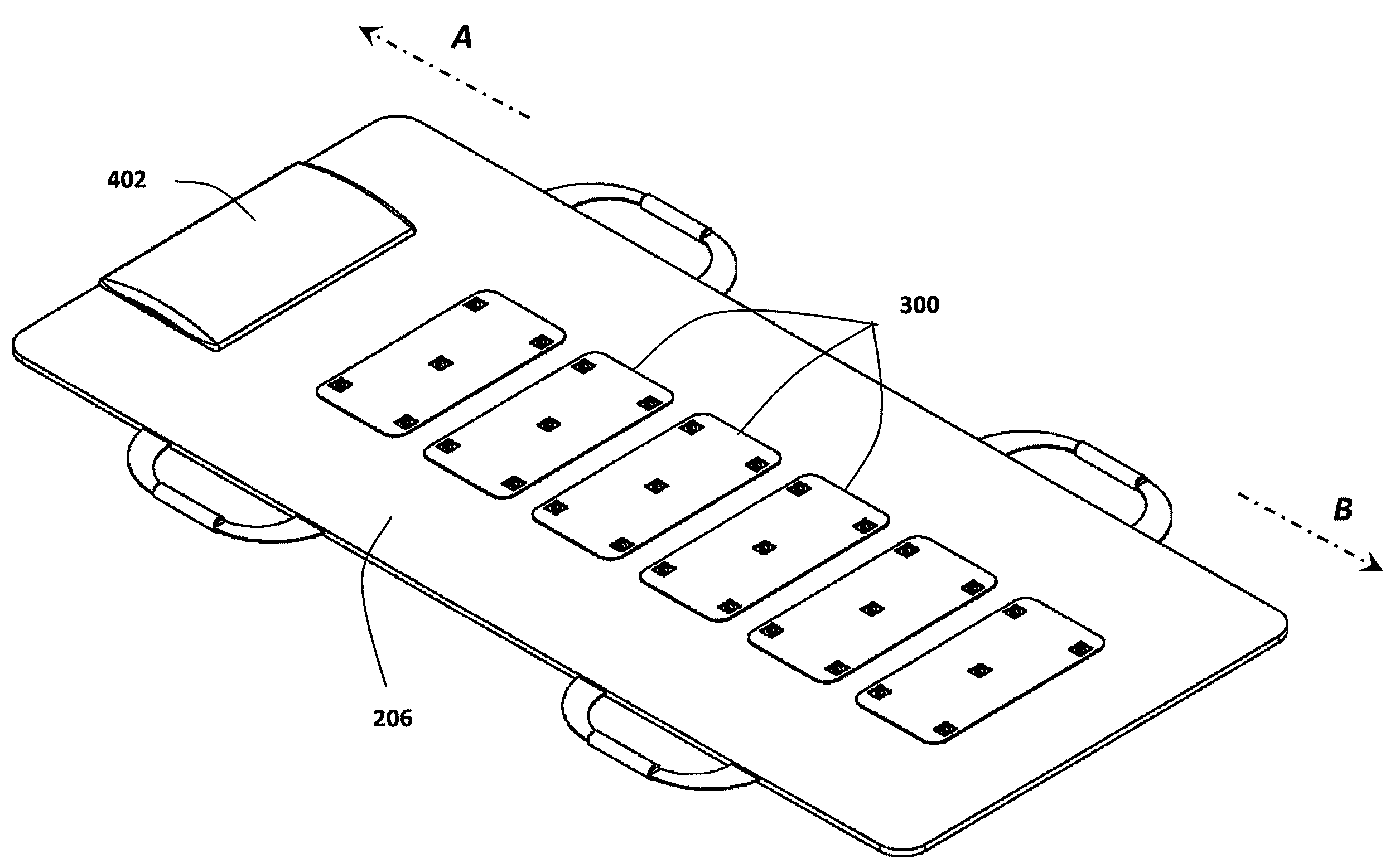 Subway evacuation mattress and method of manufacture