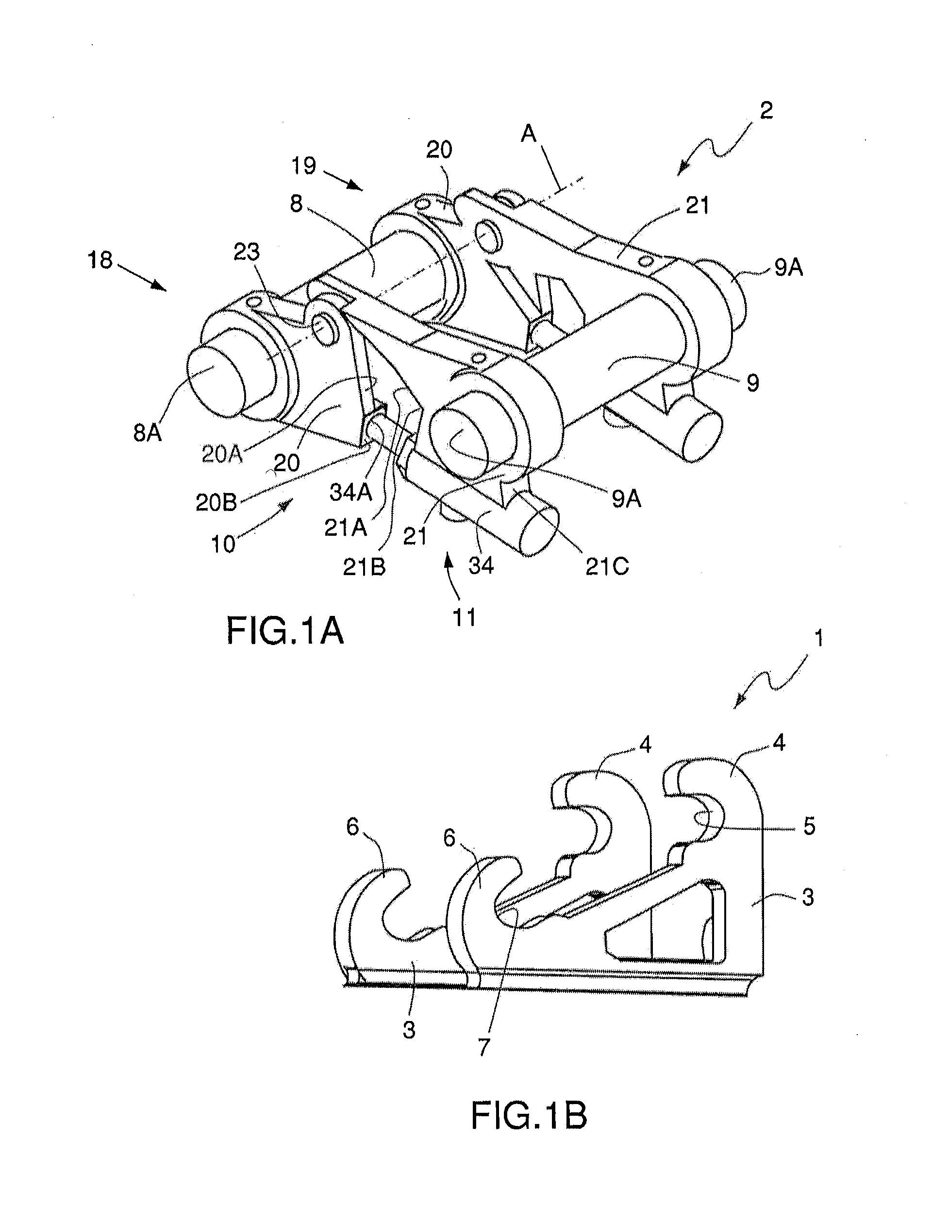 Arrangement for the removable coupling of a tool with a manoeuvrable arm of a working machine