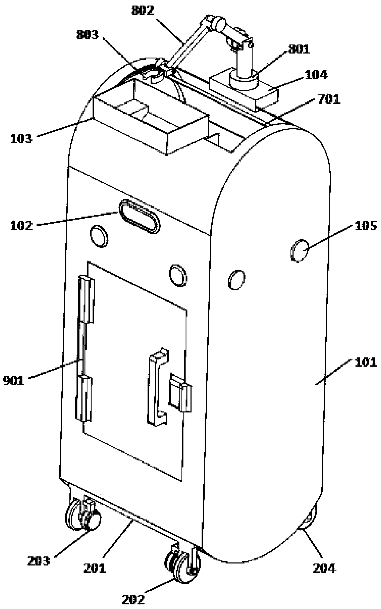 Multifunctional intelligent delivery robot