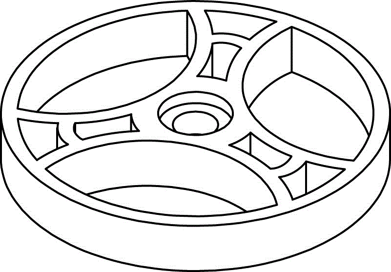 Superstrong pressure resisting toy wheel mold