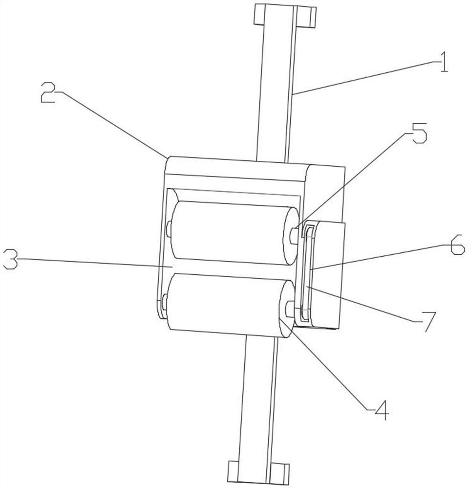 Novel drum-type back rubbing machine