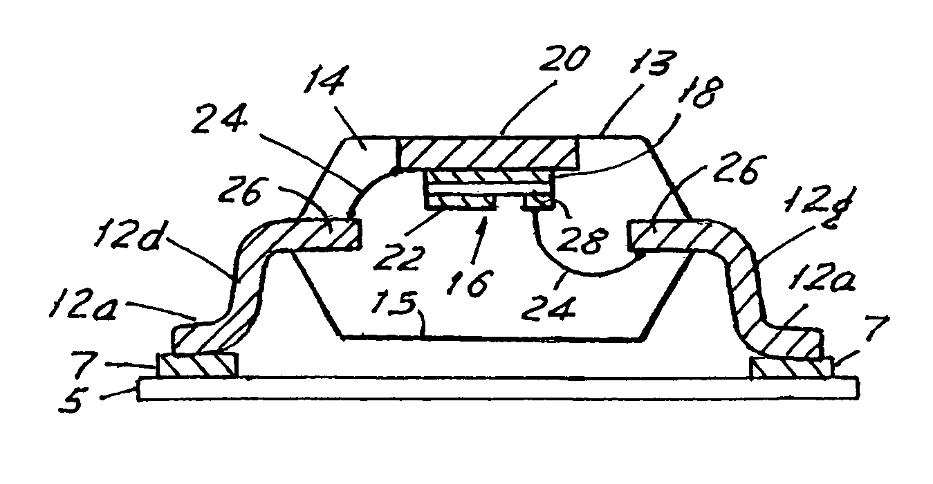 Topless semiconductor package