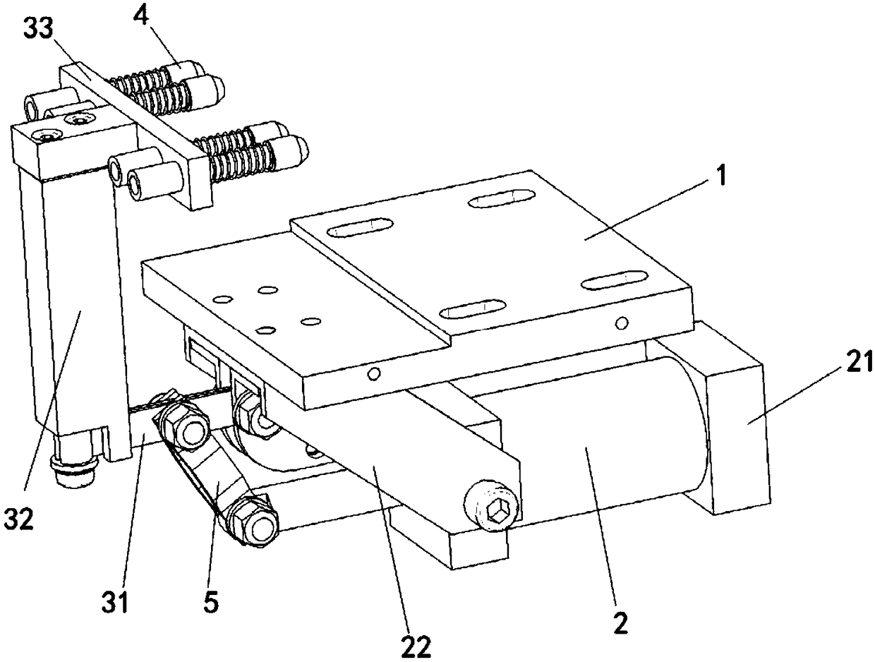 A high-voltage transformer bottom plate grounding device