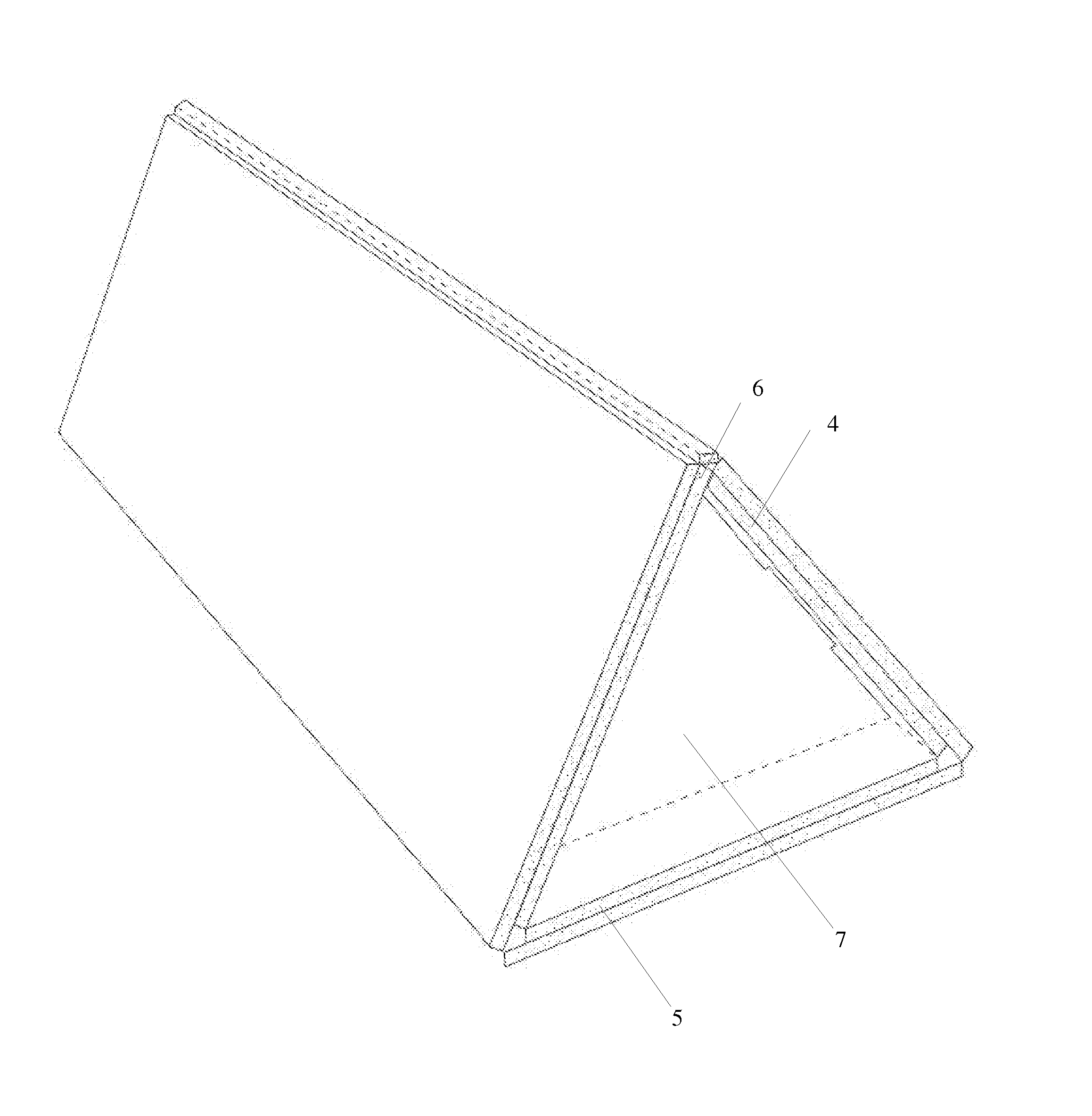 Folding apparatus for the containment and transport of bottles and method of use