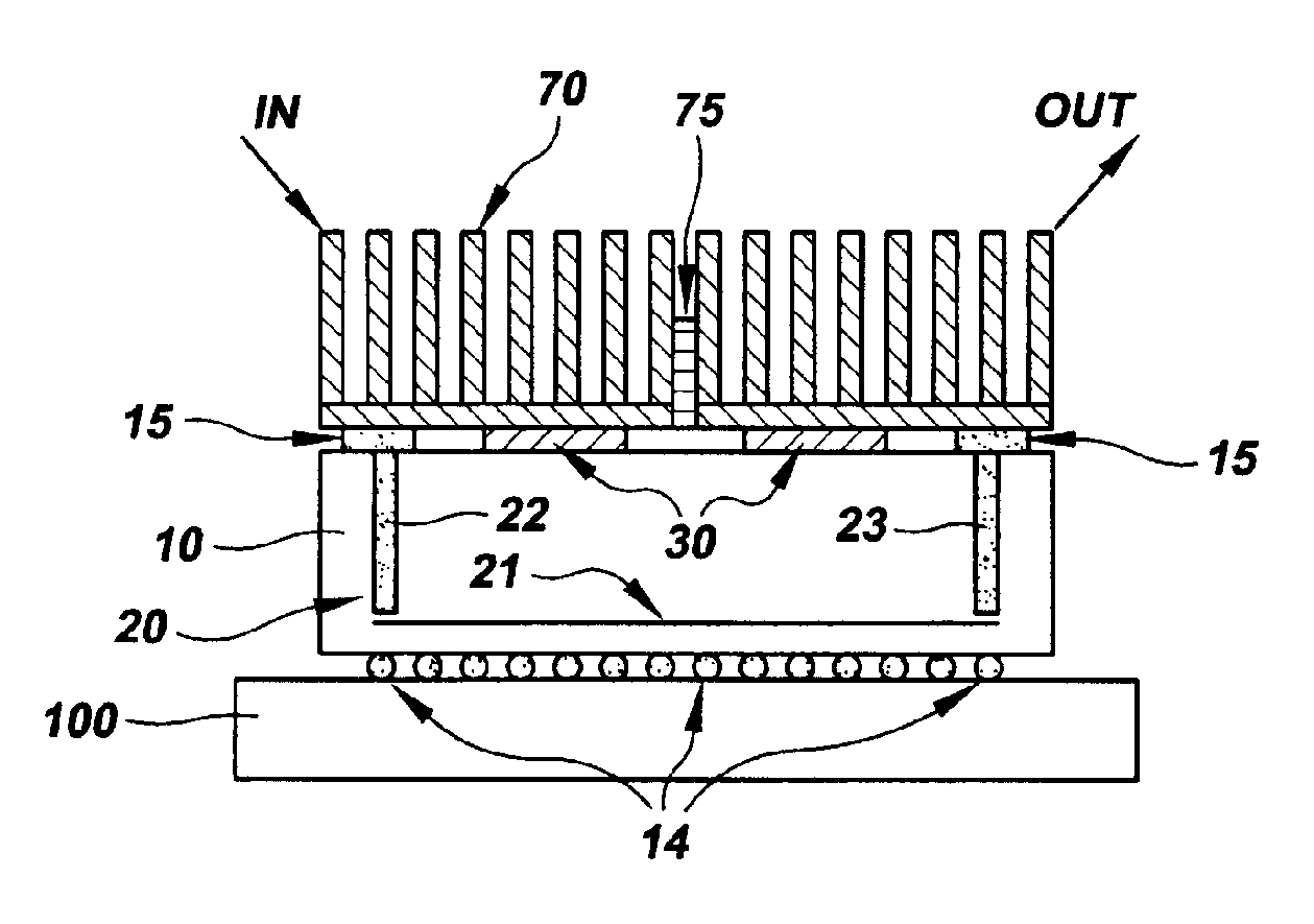 Electrical wiring design for module removal and replacement from organic board