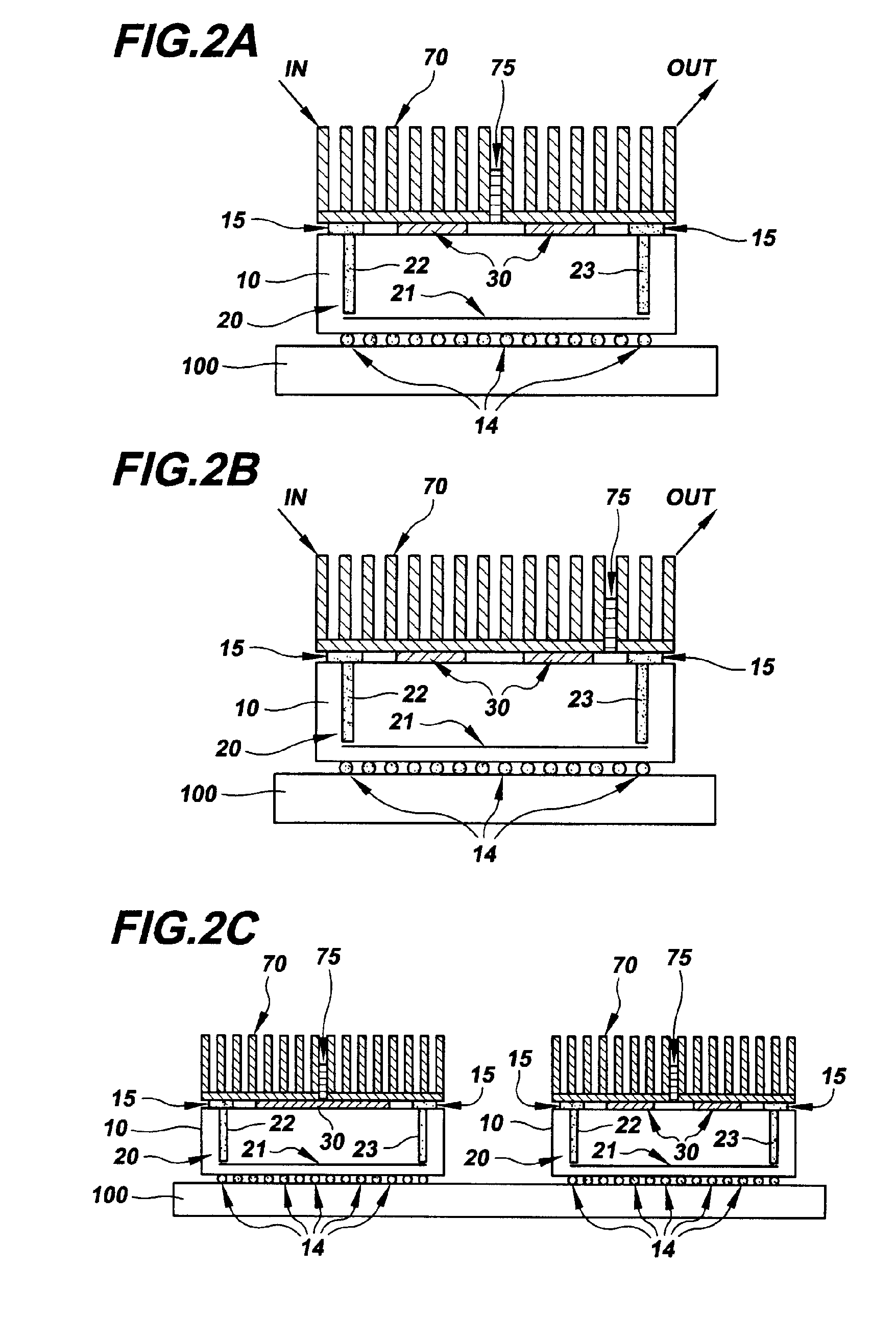 Electrical wiring design for module removal and replacement from organic board