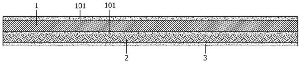 Anti-fogging TPU (Thermoplastic Polyurethane) film for automobile film and preparation process of anti-fogging TPU film