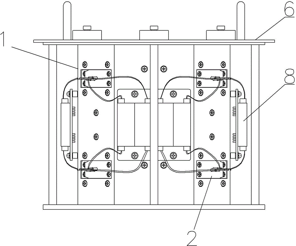 Cage type optical fuze testing device