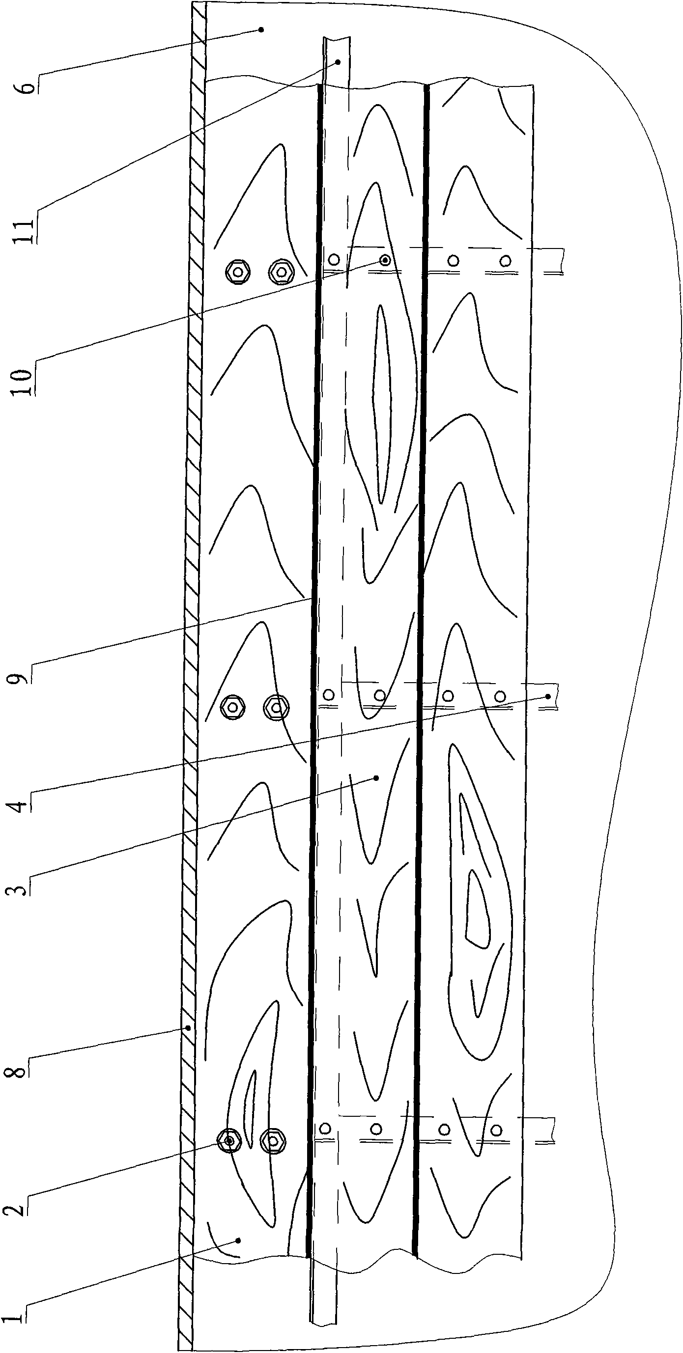 Construction method of wood texture ships