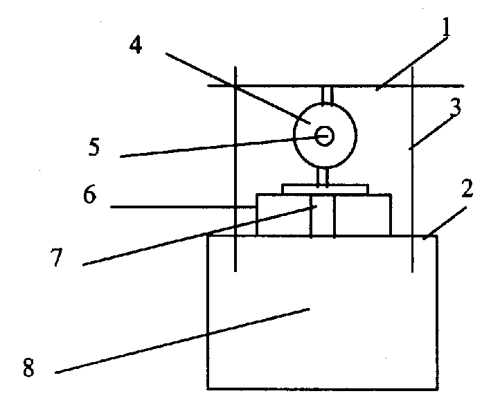 Swelling pressure testing method and device for static rupturing agent