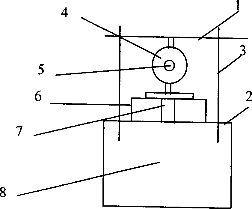 Swelling pressure testing method and device for static rupturing agent