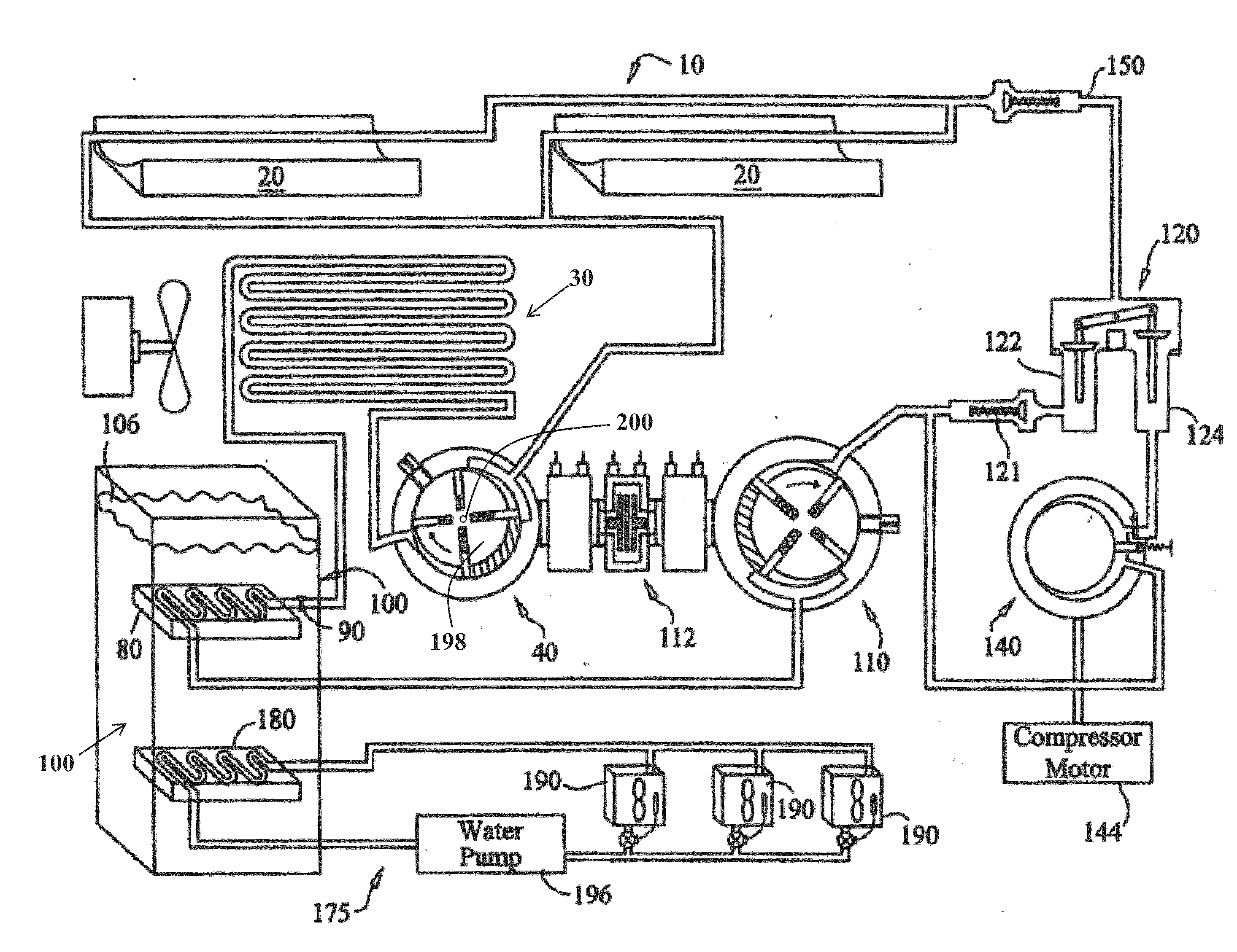 Solar energy air conditioning system with storage capability