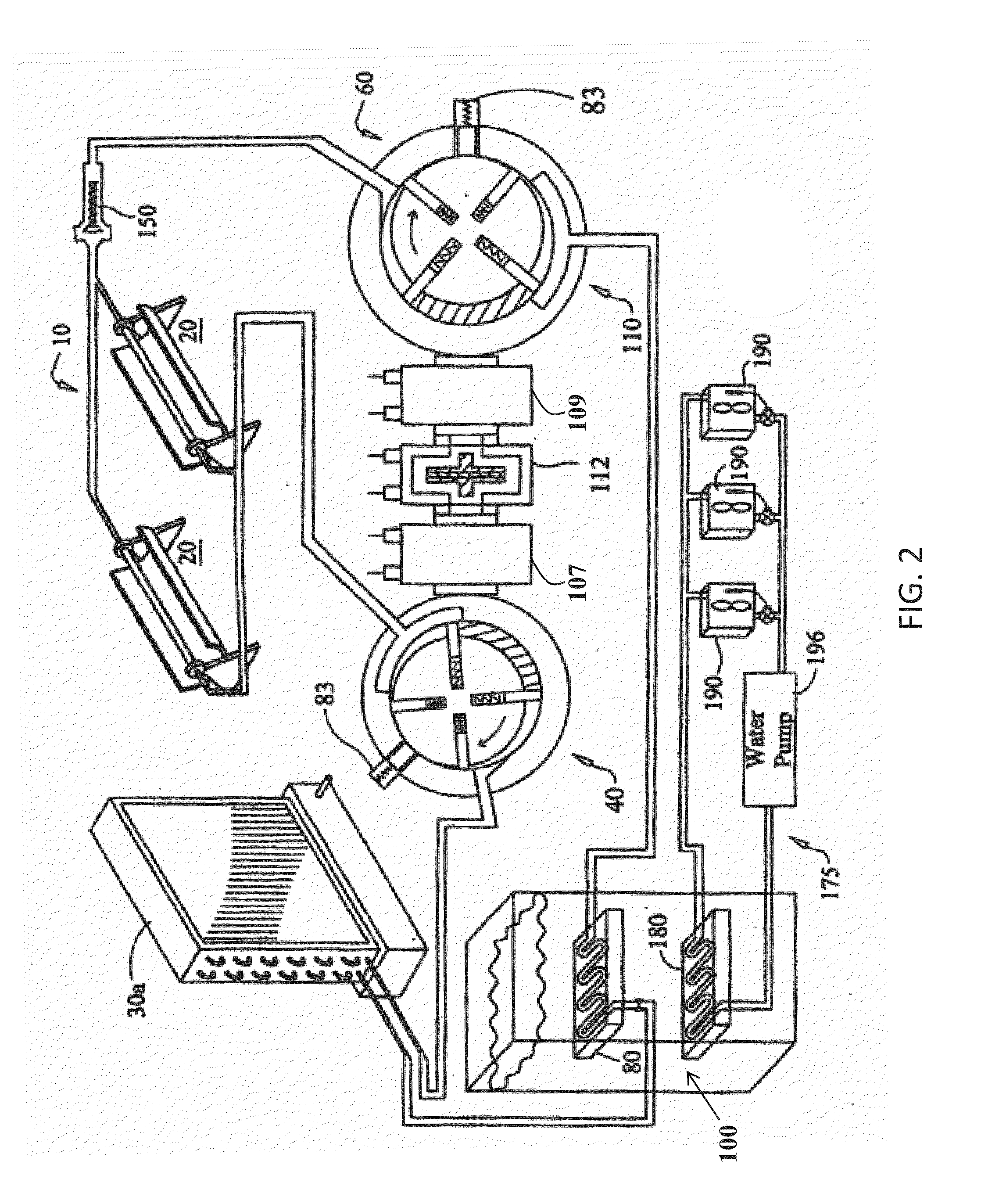 Solar energy air conditioning system with storage capability