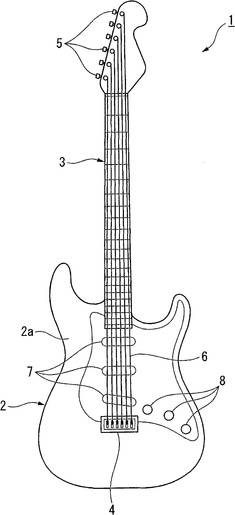 Neck joint structure for stringed musical instrument