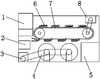 Artemisia selengensis leaf removing device