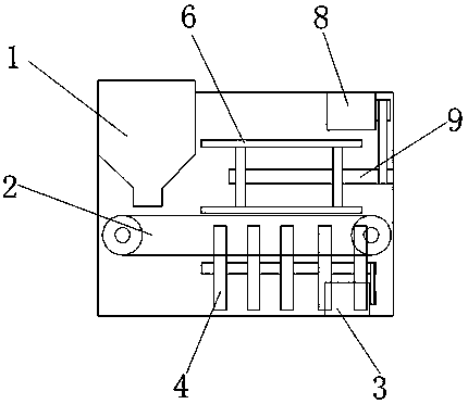 Artemisia selengensis leaf removing device