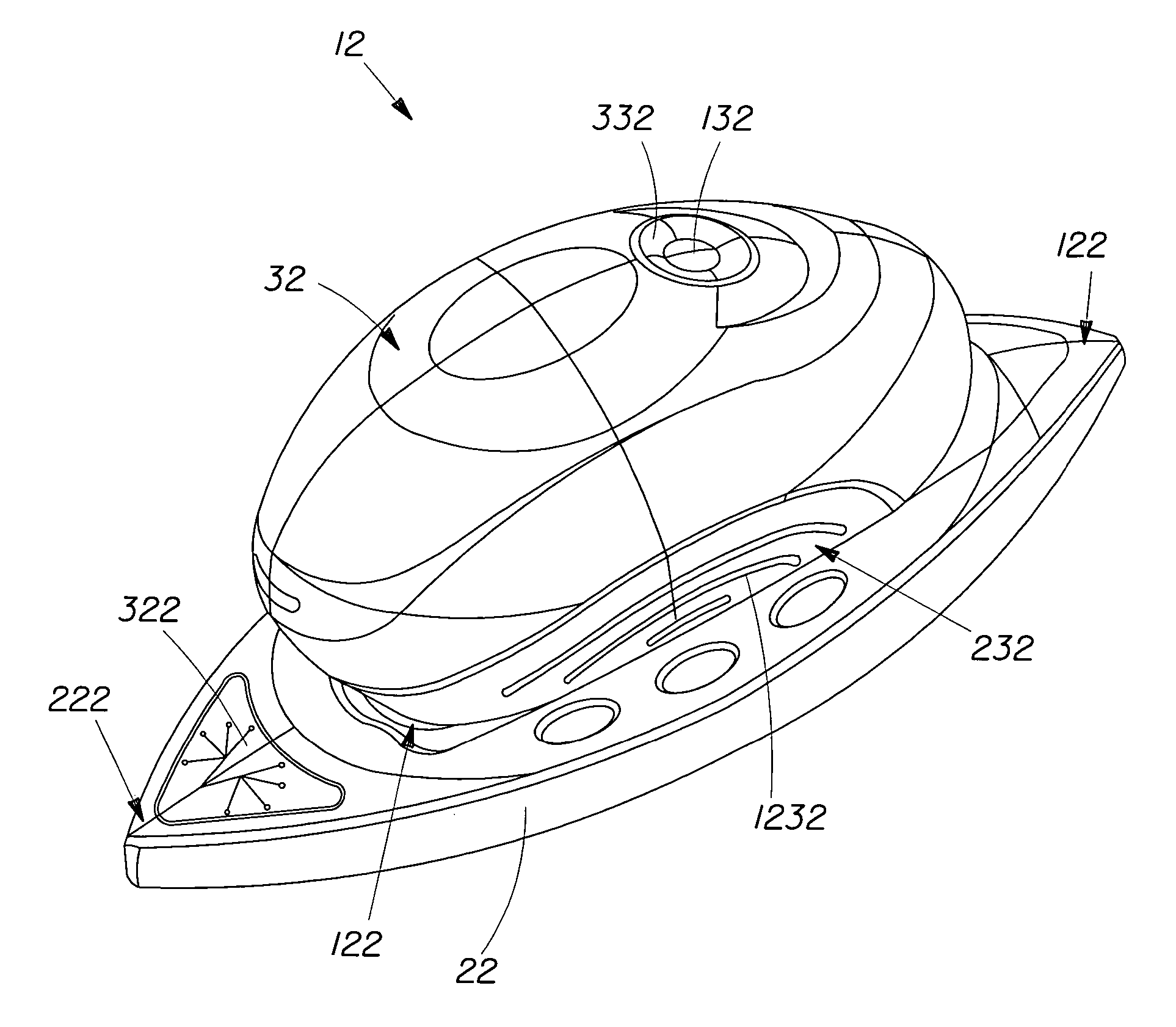 Motorized cleaning implement